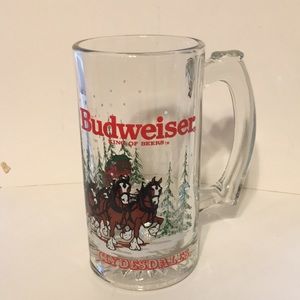 Budweiser Clysdesdales Glass Mug